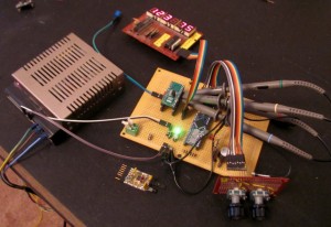 Prototype logic board with PIC24 micro and I/O
